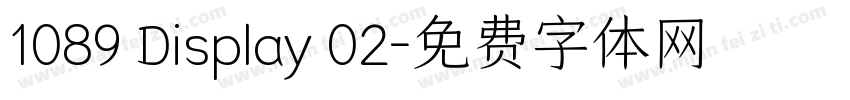1089 Display 02字体转换
